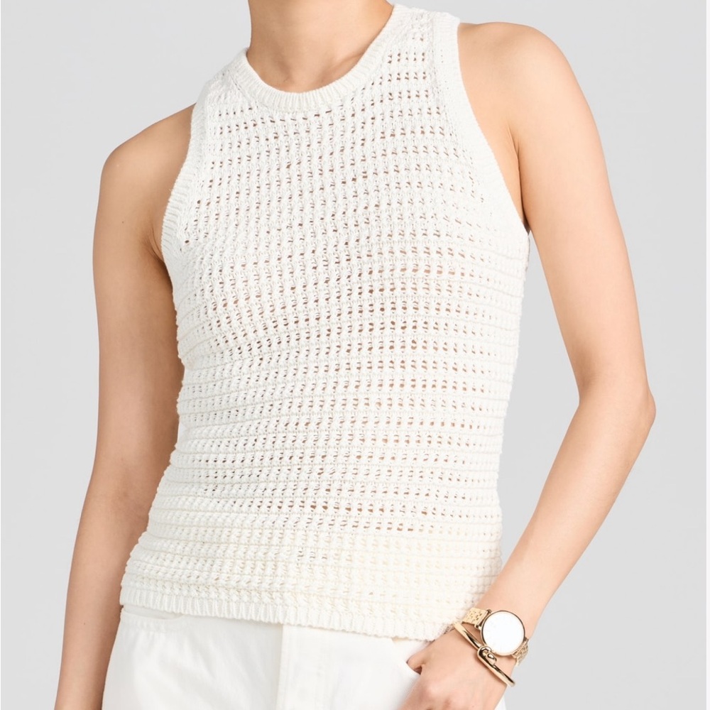 Madewell open knit tank NWOT